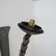 Brutalist Mid-Century Iron Wall Light