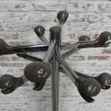 Vintage chrome standing coat rack