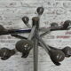 Vintage chrome standing coat rack