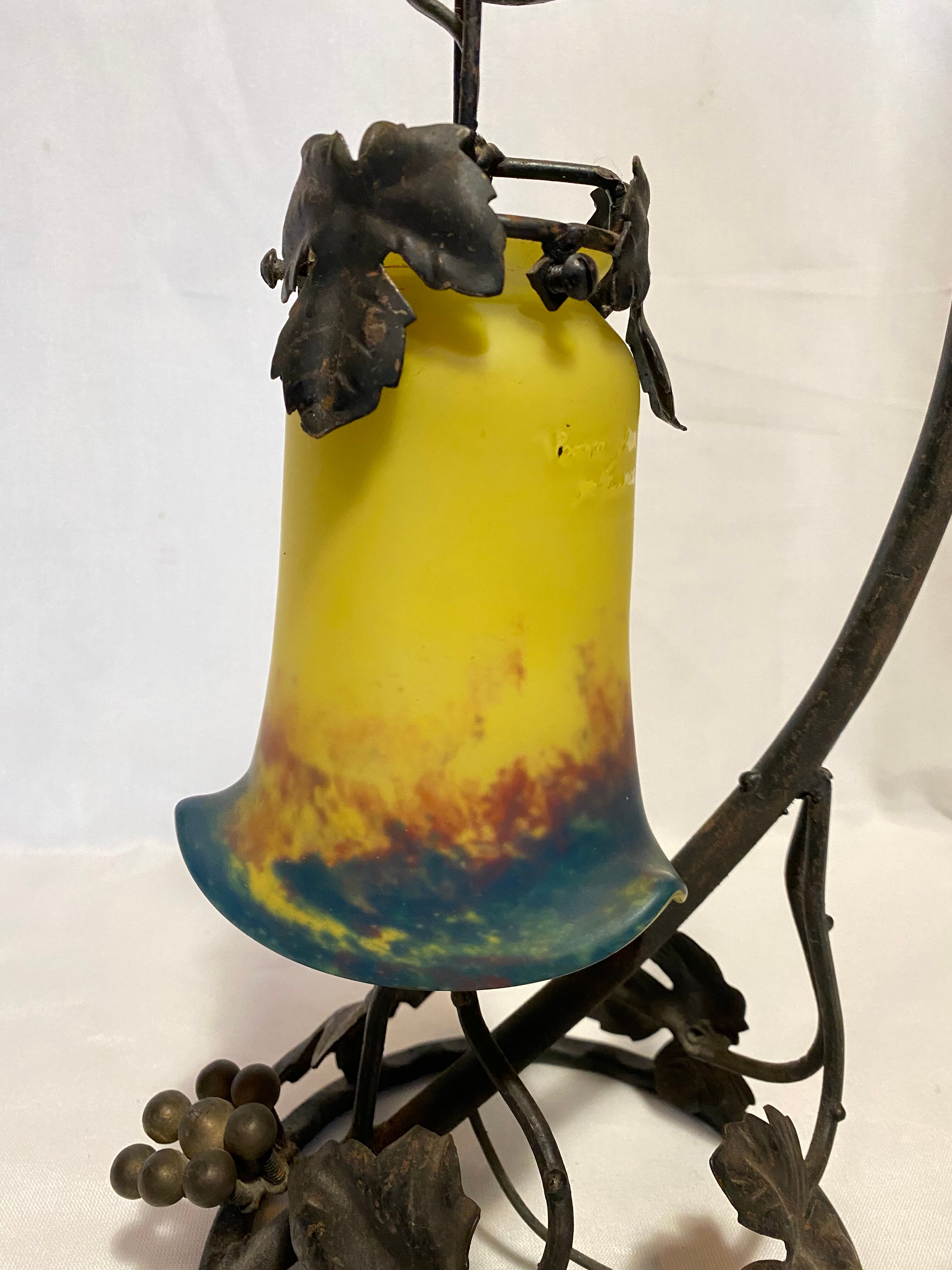 Art Deco lamp signed "Art de France"