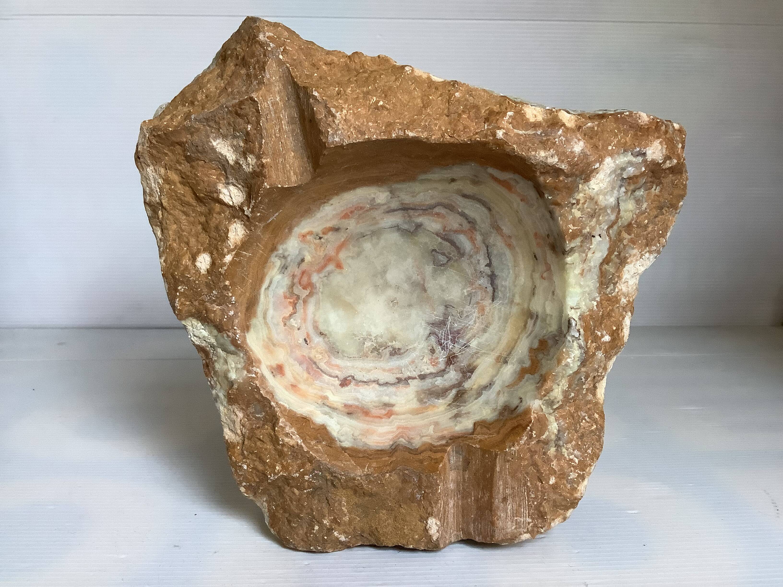 Large natural stone ashtray/trinket tray