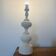 Grand pied de lampe en bois tourné