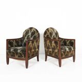 Art Deco club armchairs 1930