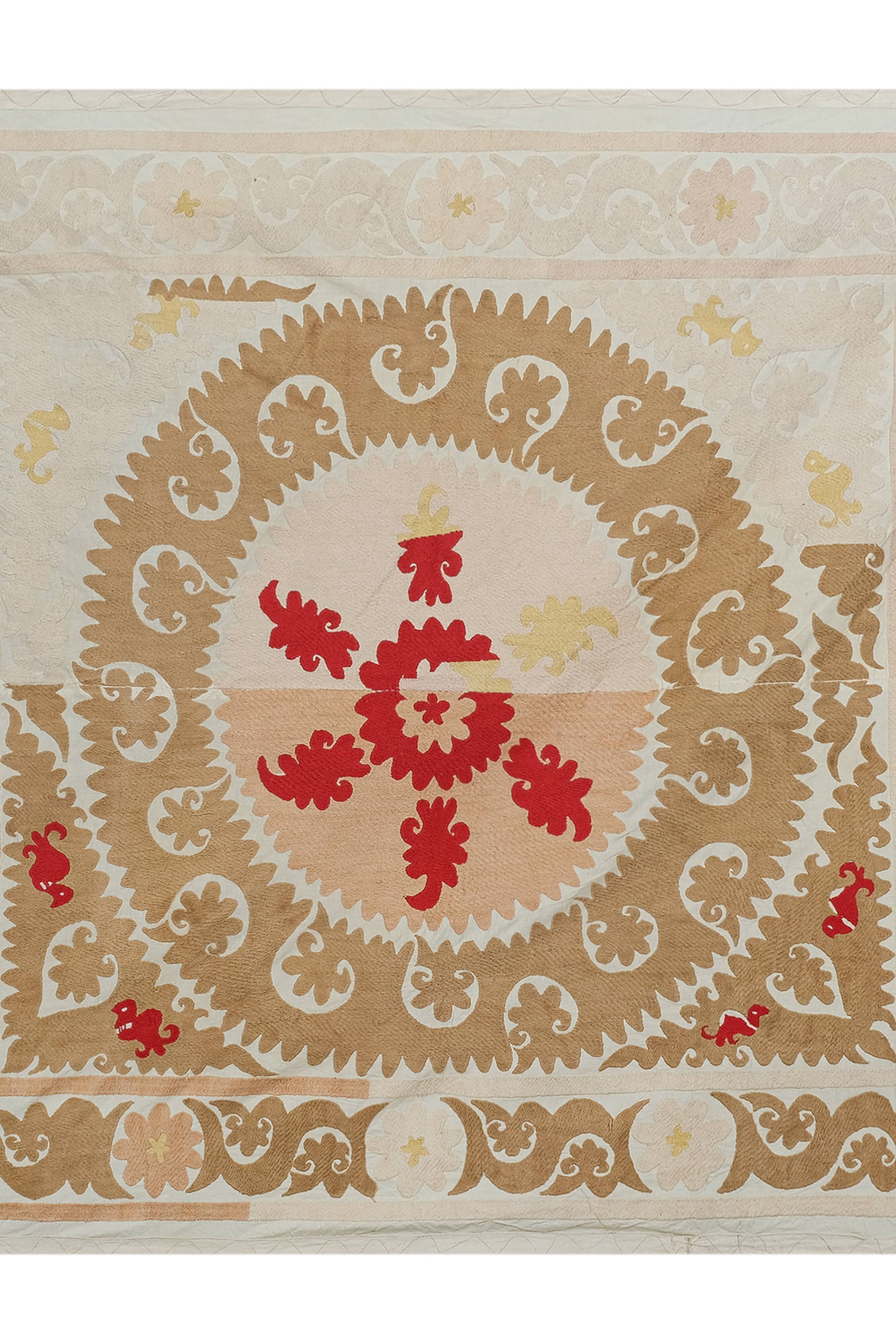 Hand knotted rug, vintage Turkish rug 153x166 cm