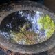 Oval mirror backlit Egon Hillebrand 60s/70s