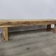 Banc en bois brut ancien