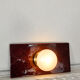 Ceramic zellige wall lamp