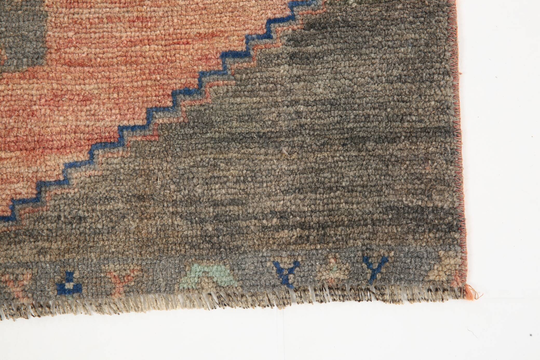 Red & Brown Vintage Persian Runner Rug, 81x317Cm