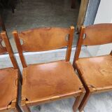 Dining room set table and 6 chairs Maison Regain in Elm