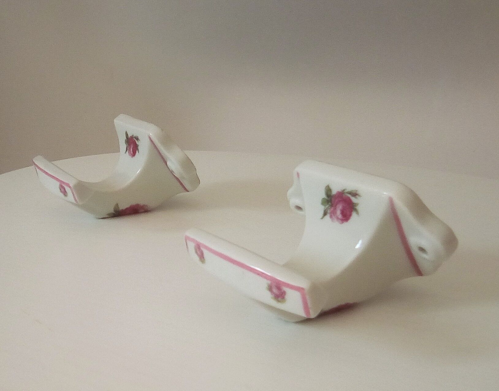 Pair of coat hooks old brothers Chapus limoges