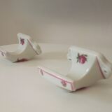 Pair of coat hooks old brothers Chapus limoges