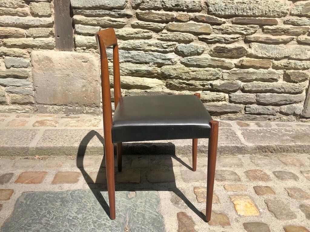 4 chairs Lübke, Germany, 1960s