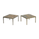 Paire de tables basses carrés