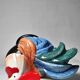 Polychrome porcelain rooster subject Hahn Georges Selim for Goebel Germany 1984