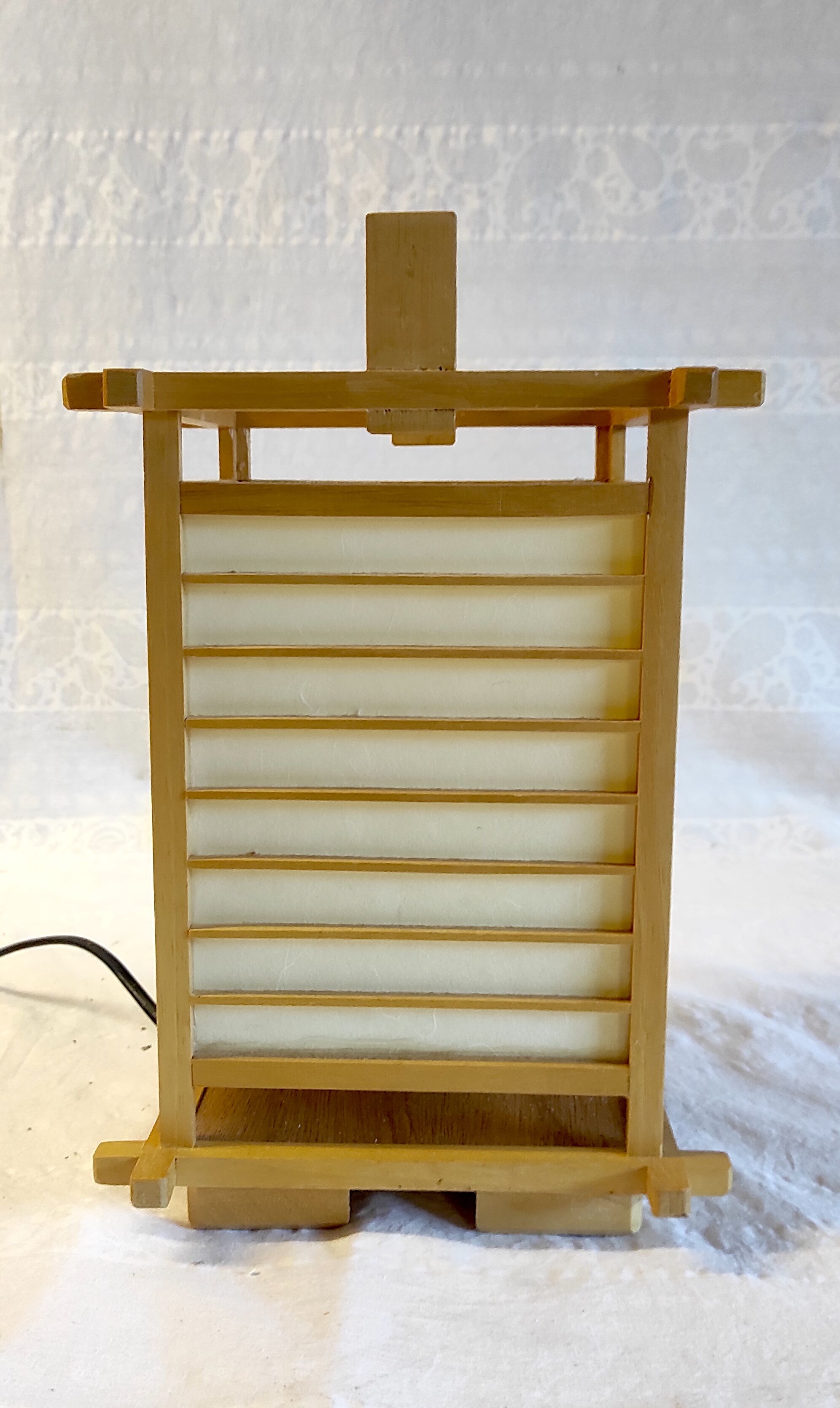 Japanese style bedside lamp – 70s/80s