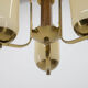 Art Deco Three-flamming Chandelier, 1940s