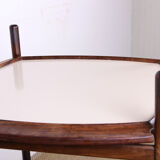 Brazilian service, 2 reversible trays Rosewood and Formica, Cantù Móveis for Interiores.