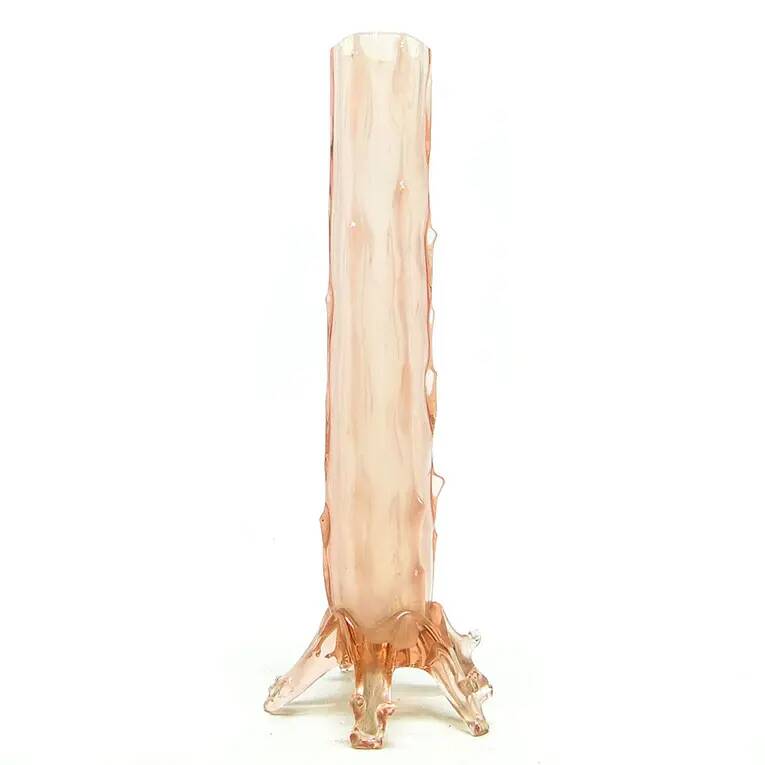 Art Nouveau vase, glass, Kralik, Czechoslovakia, early 20th century