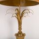 Mid-Century Hollywood Regency Orange Velvet Table Lamp, France, 1960s
