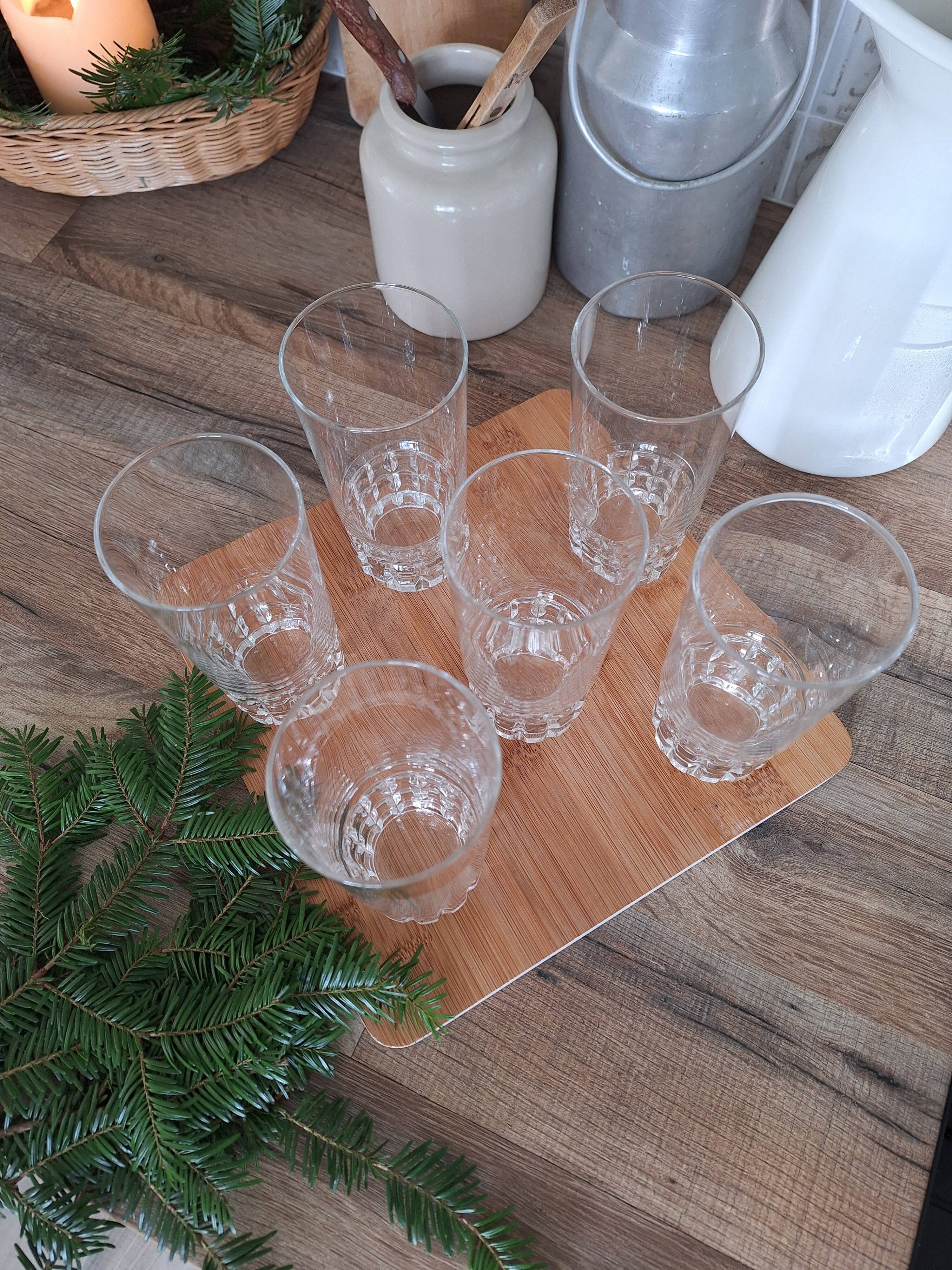 Vintage water or aperitif glasses
