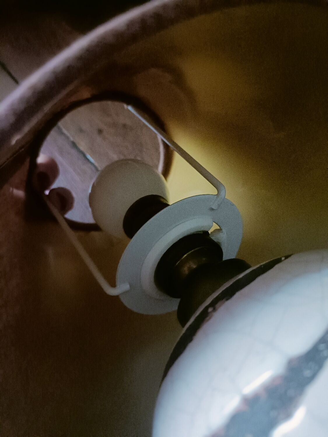 Lampe de chevet 60', grès et céramique