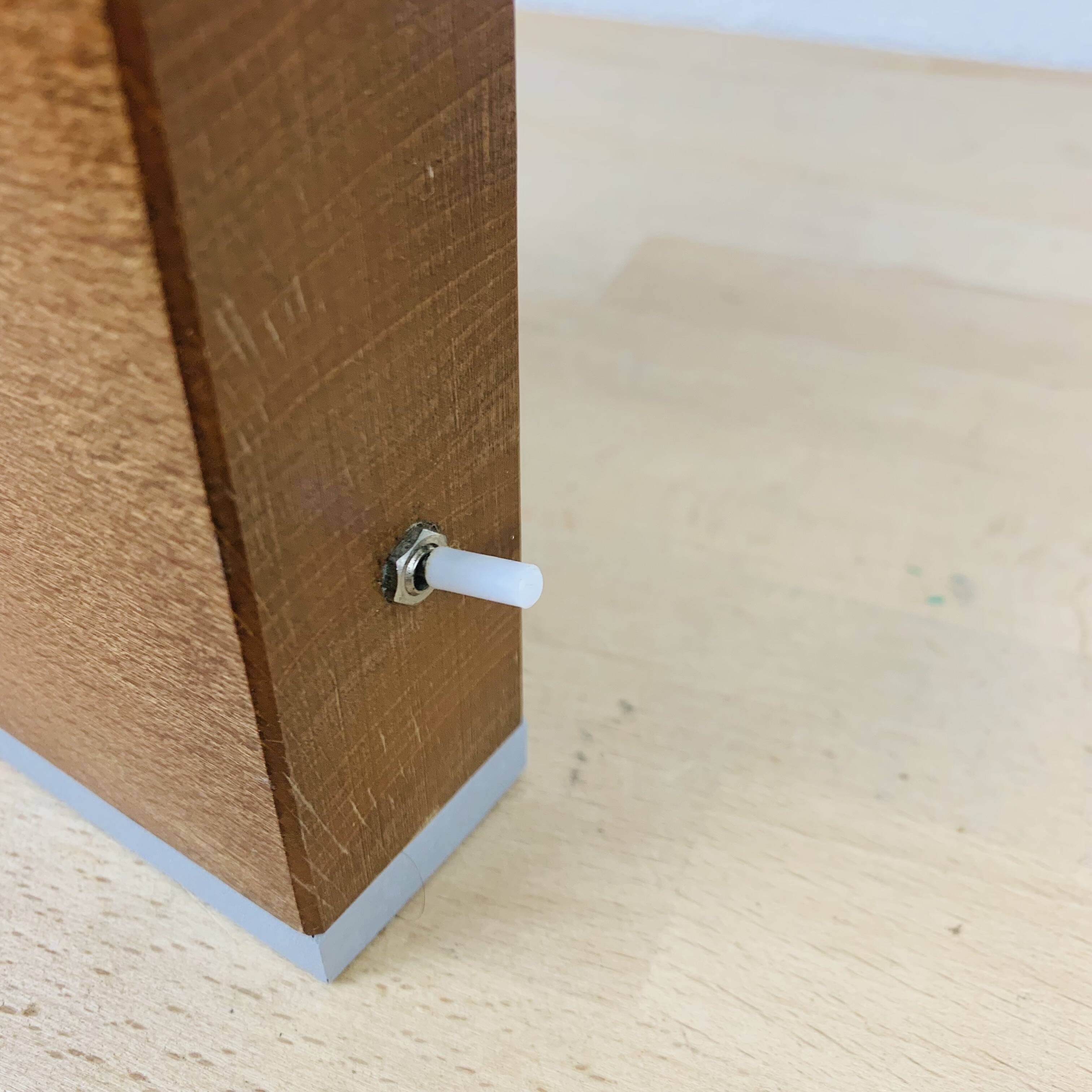 Vintage Ligne Roset teak lamp