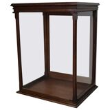 Mahogany showcase late nineteenth century