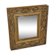 Small old mirror in gilded wood