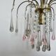 Crystal chandelier "water drop" in Murano glass, Italy
