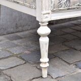 Louis XVI style painted bench