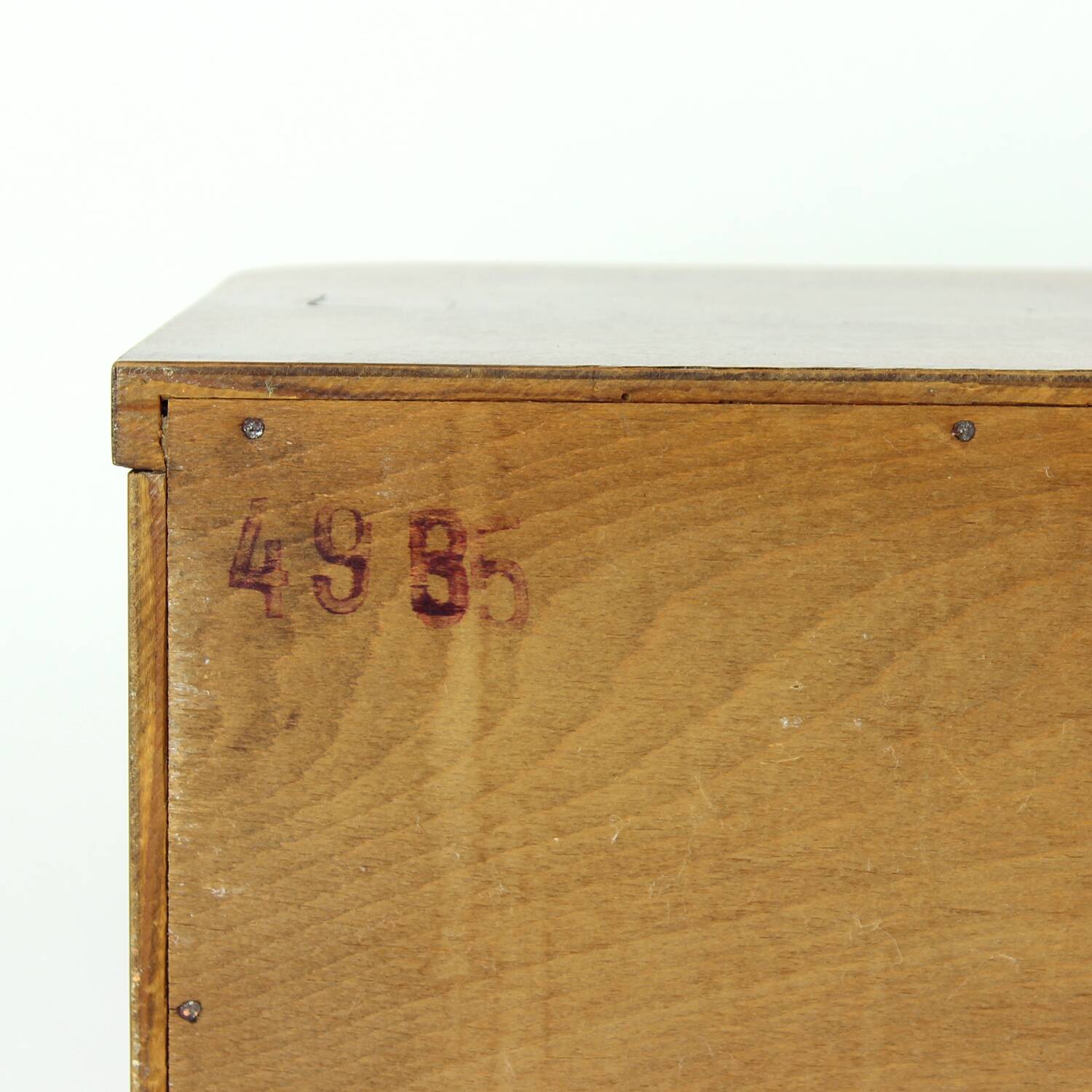 Minimalistic Art Deco Bedside Tables In Walnut Veneer, Czechoslovakia 1930s