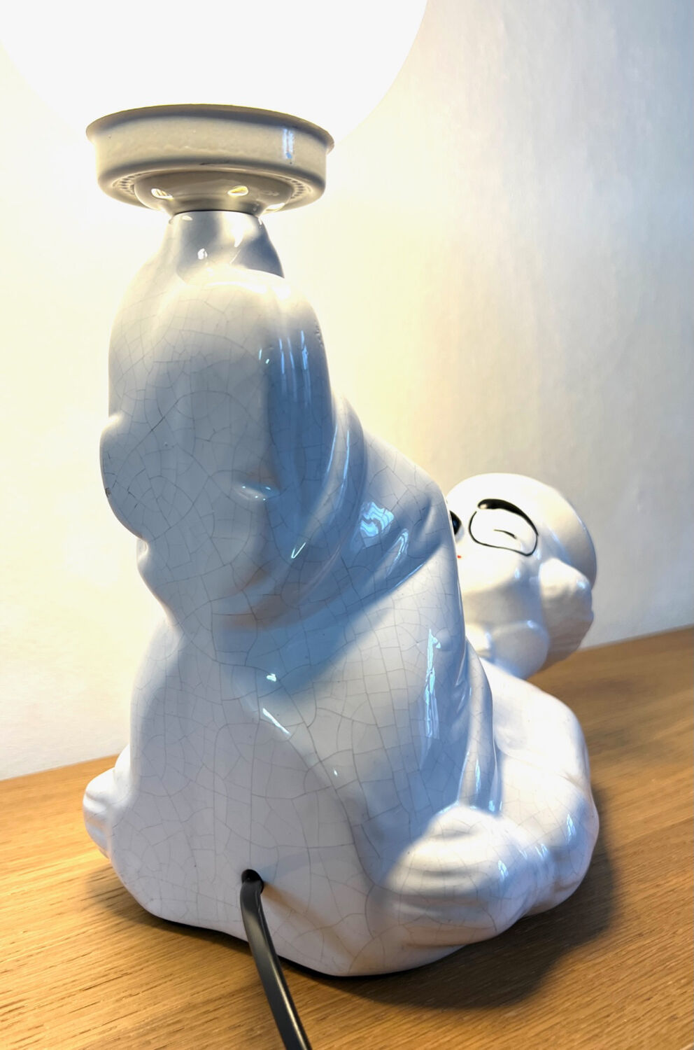 Clown lamp - ceramic - vintage - 70s