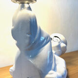 Clown lamp - ceramic - vintage - 70s