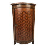 Fully inlaid neck cabinet, eighteenth-century marble top