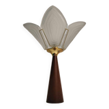 Vintage 1980s lily petal lamp