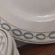Set of 8 flat plates earth of iron st Amand n°6009