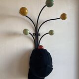 Wall mounted coat rack