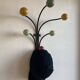 Wall mounted coat rack