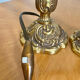 Pair of Louis XV rocaille bronze lamps