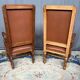 Pair of Renaissance armchairs. Carved solid oak. Holland. Late 19th century.
