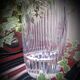 Designer crystal vase