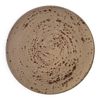 Round spotted ceramic cheese board