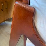 Armchair sleigh vintage 70s