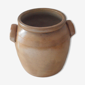 Vase Pot in brown doe sandstone