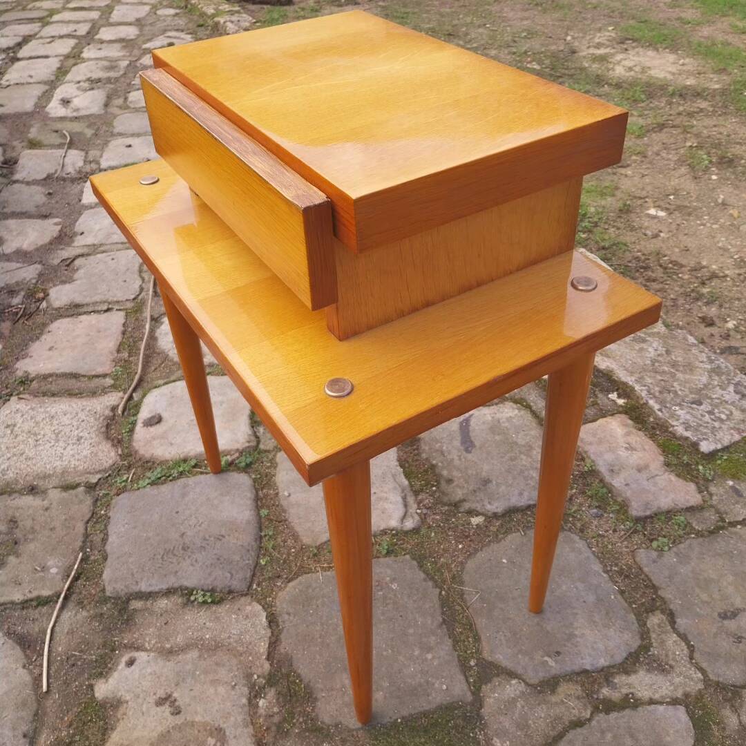 Vintage bedside table