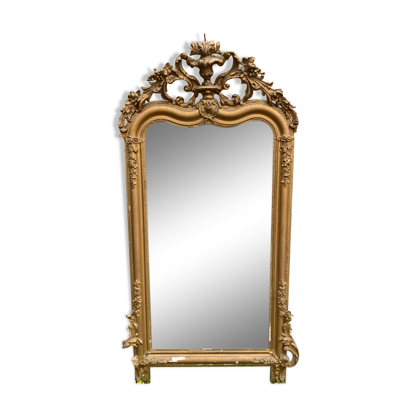 Old mirror rocaille style 178 x 96cm