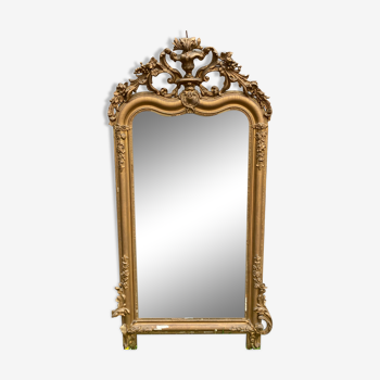 Old mirror rocaille style 178 x 96cm