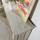 Carved wooden console