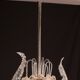 Art Decò Vintage Chandelier By Barovier e Toso, Murano Glass, 1940