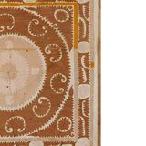 Vintage Turkish hand-knotted rug 132x135 cm